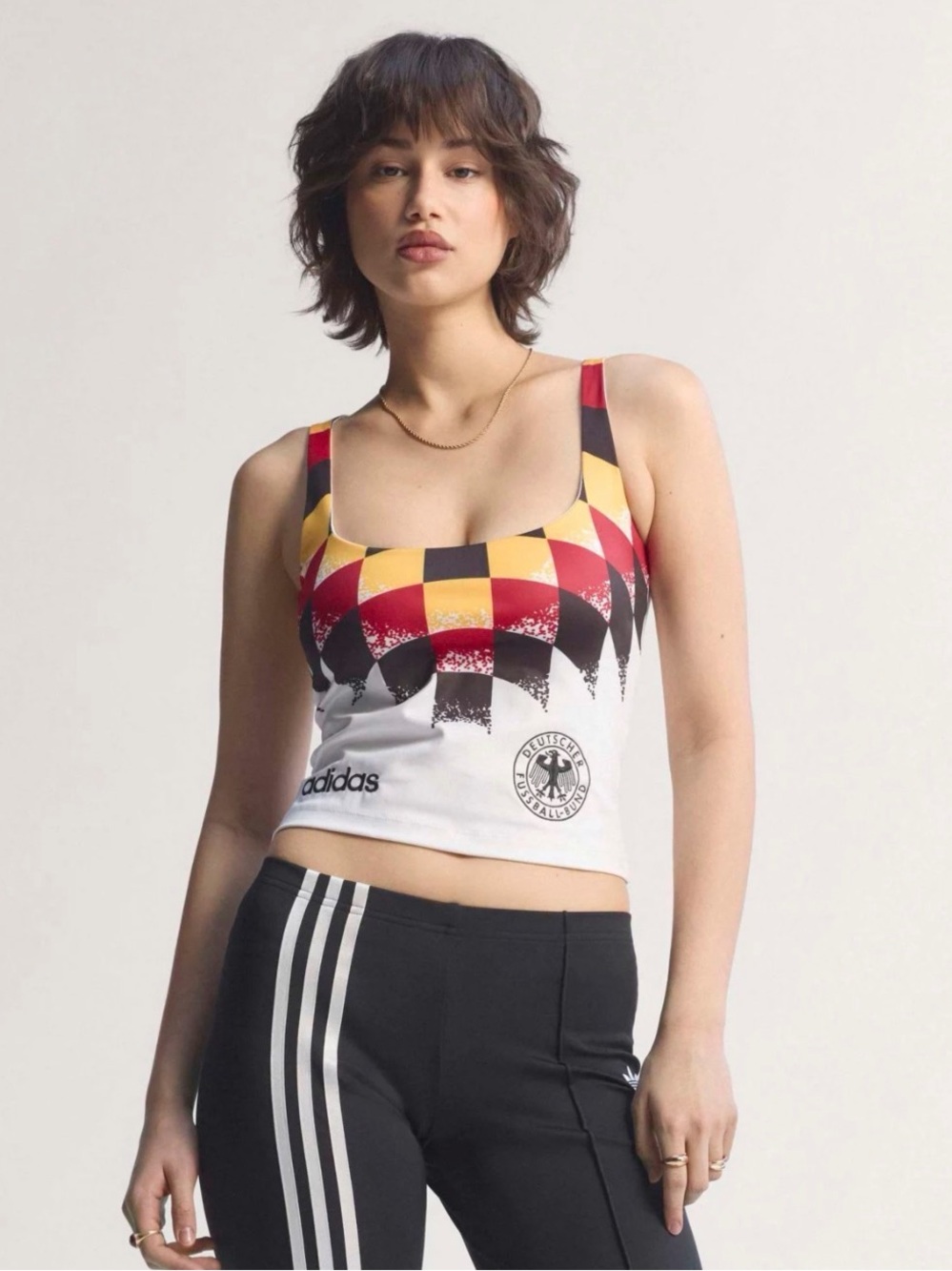 New Adidas Originals Women's Germany Reconstructed Bringback Jersey Tank, Small